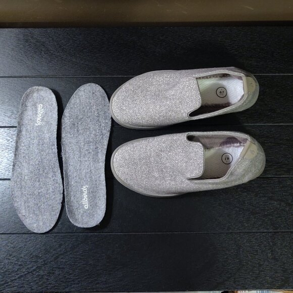Allbirds Women's Grey Merino Wool Slip On Loungers SIZE 6 - Picture 6 of 6